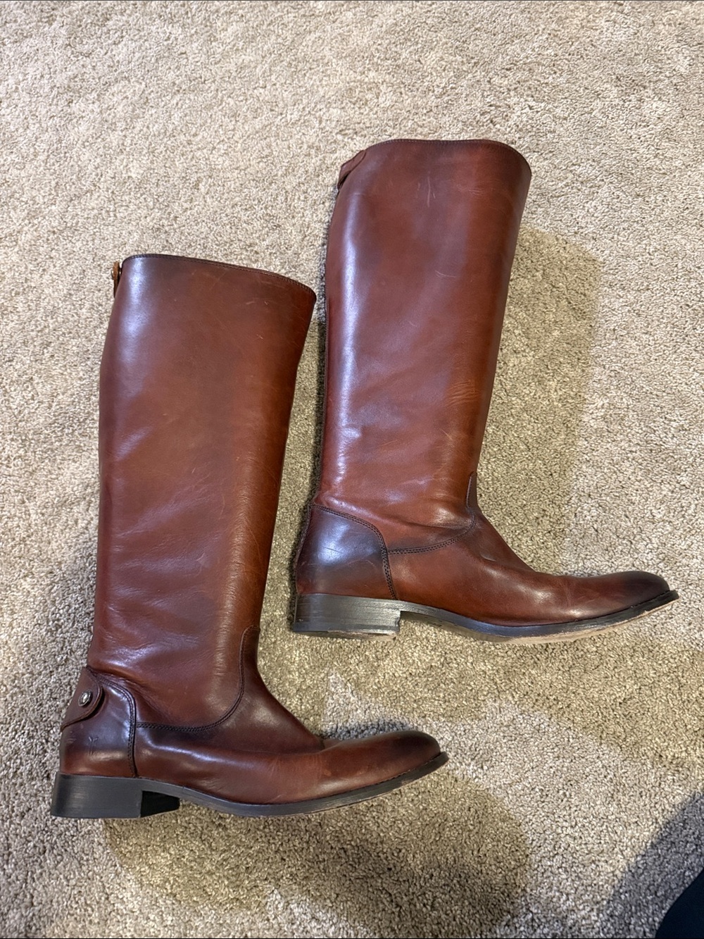 Frye Melissa Button Back zip- size 10